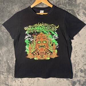 Band x Mastodon Black Emperor God Head Graphic Tee Men’s M Black Metal Pacific!